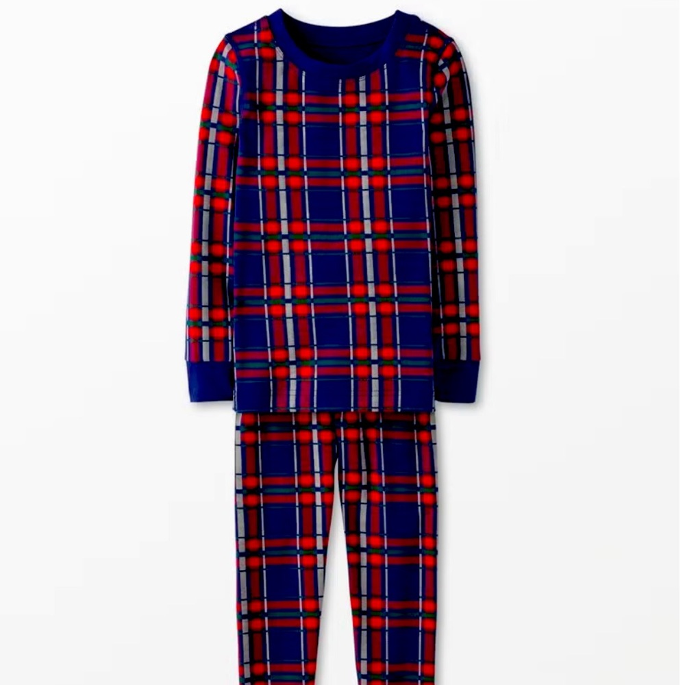 EUC • Hanna jams • Navy plaid
